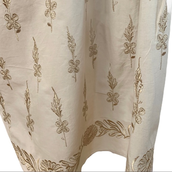 Catherine’s Khaki Gathered Front Light Tunic- 4X - Picture 3 of 8